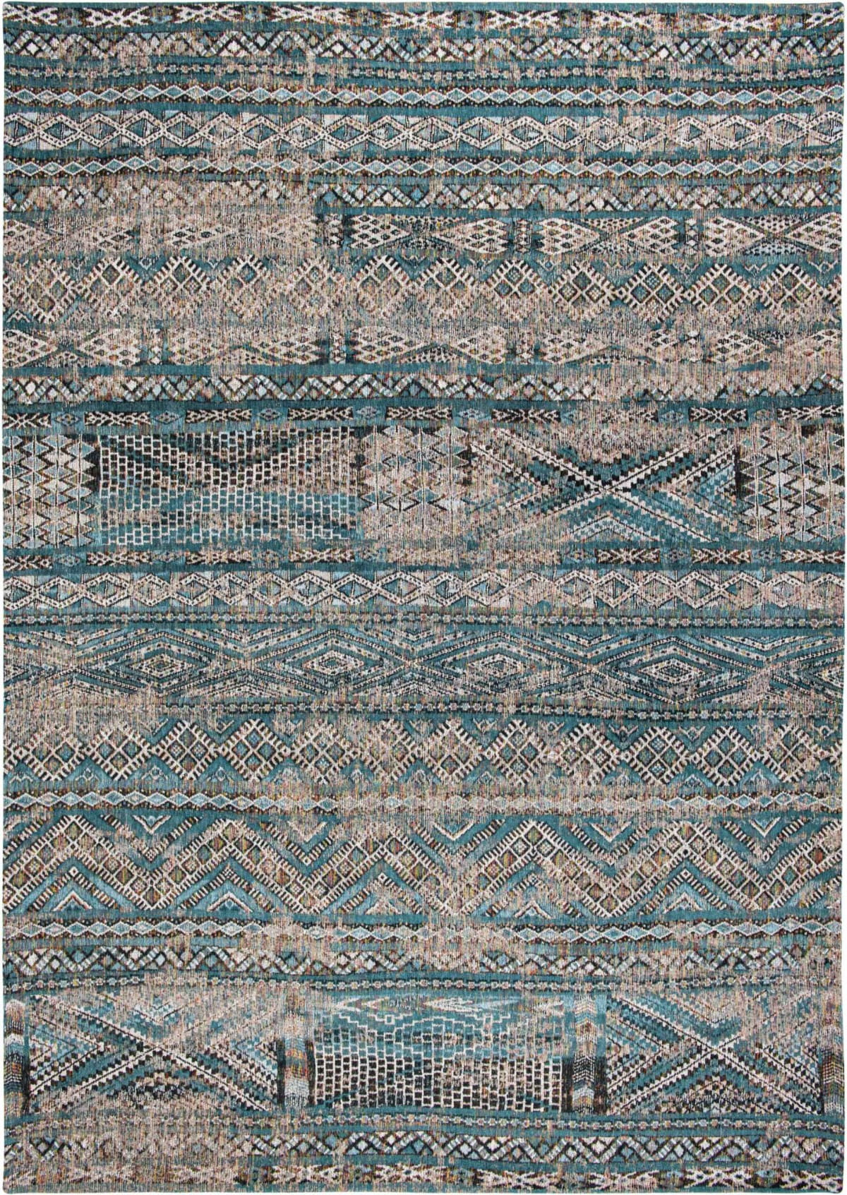 Dywan kilimowy Zemmuri Blue 9110 Louis De Poortere