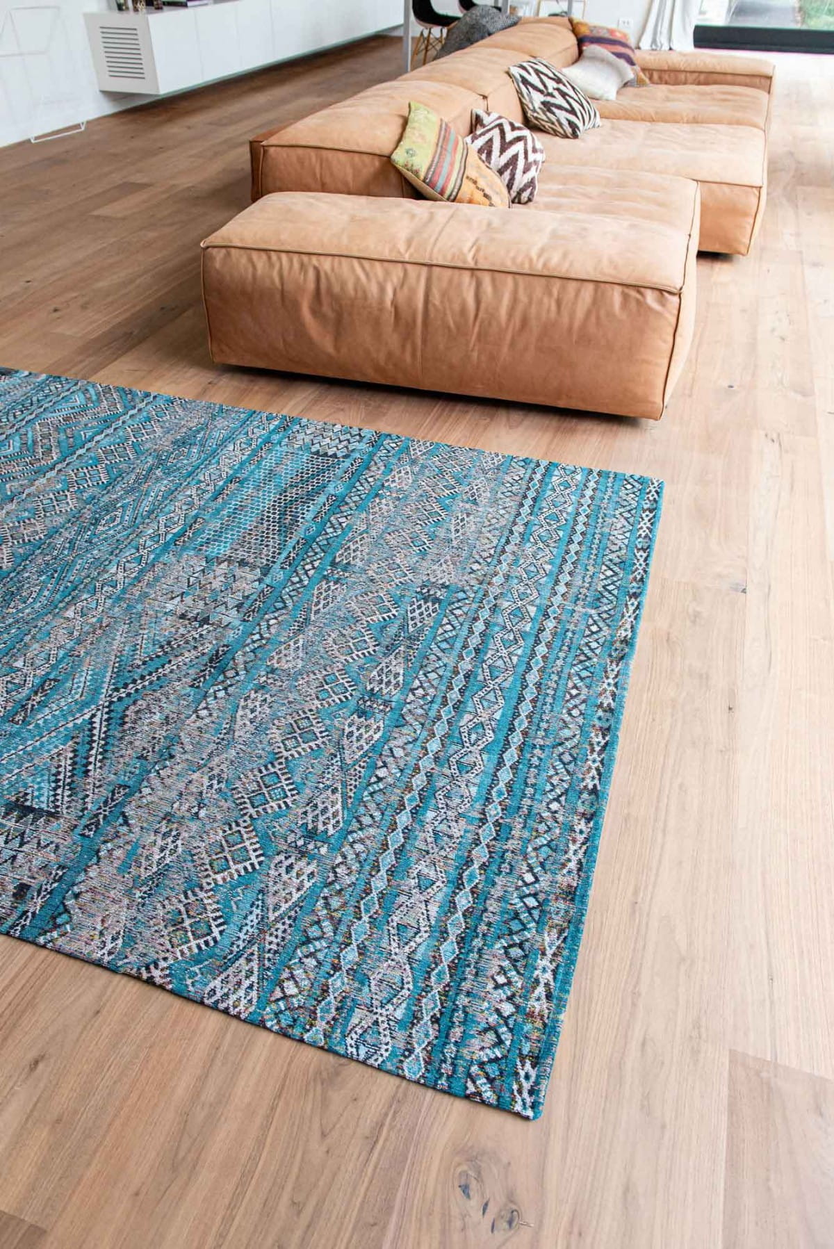 Dywan kilimowy Zemmuri Blue 9110 Louis De Poortere