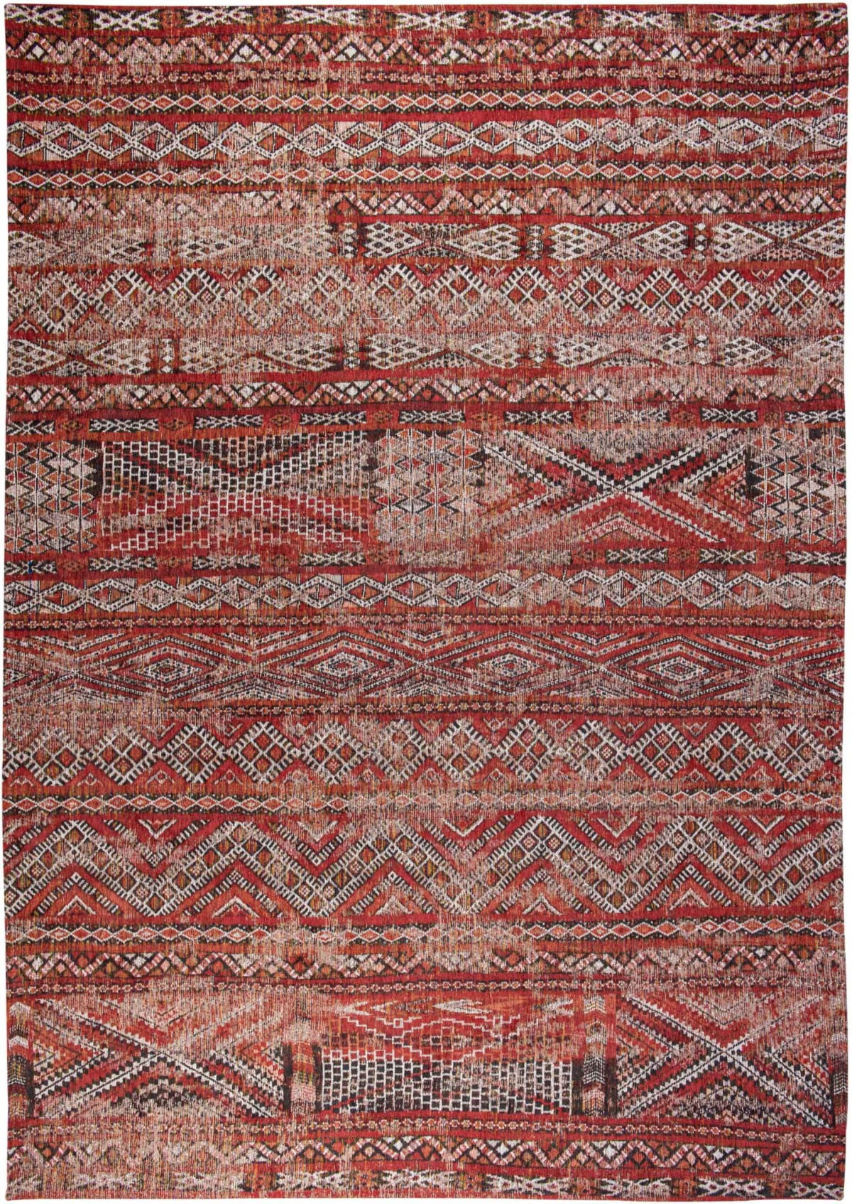 Dywan kilimowy czerwony Fez Red 9115 Louis De Poortere