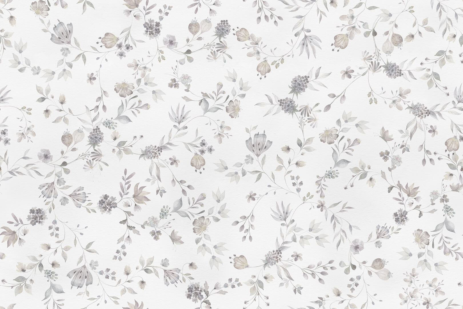 Fototapeta kwiaty i liście Rebel Walls R18655 Blossom Fling Pastel Cottage Core