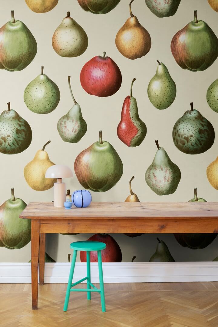 Fototapeta gruszki Rebel Walls R18691 Vintage Pear Happy Cottage Core