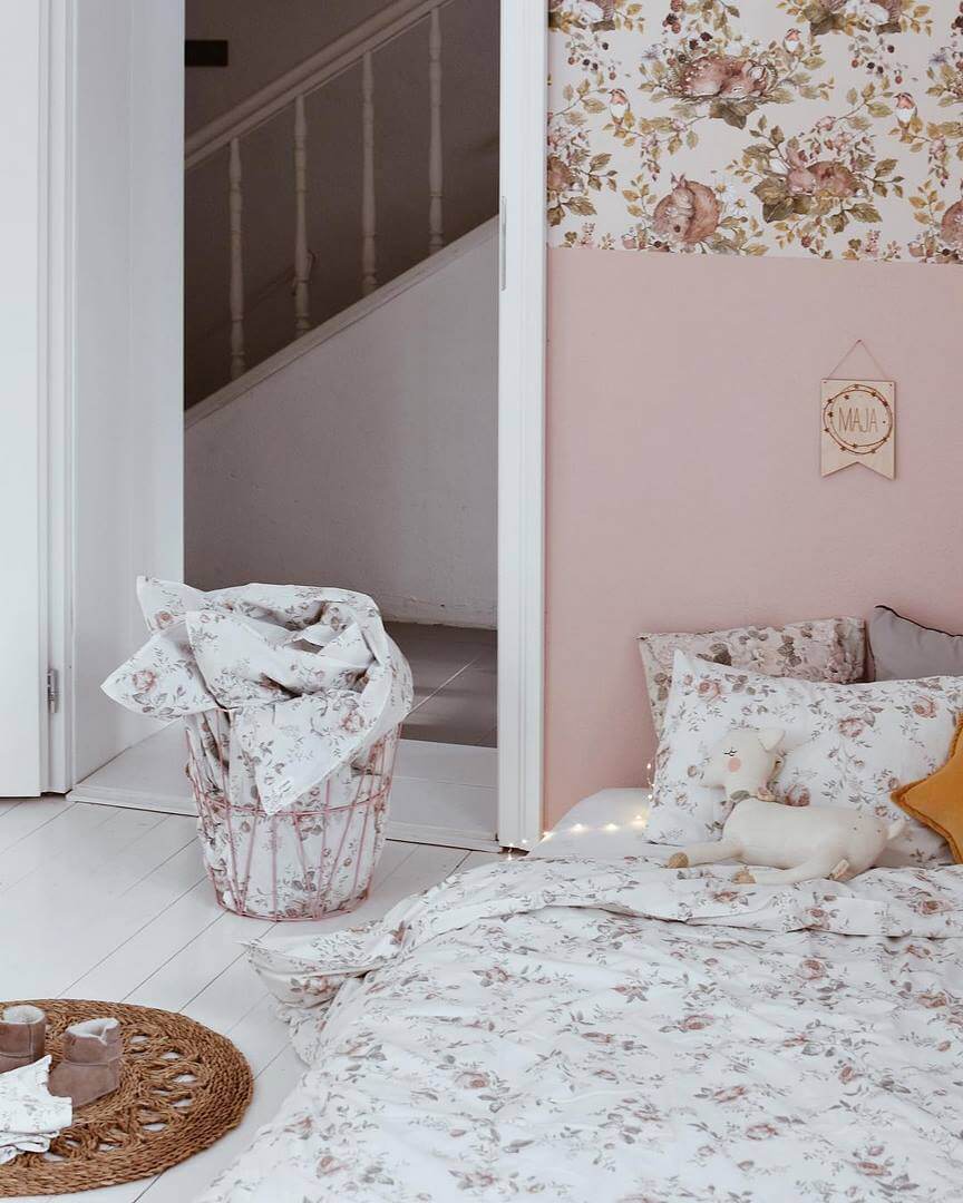 Tapeta leśne zwierzęta Little Sleepy Animals Dekornik DEKO.TAP.020