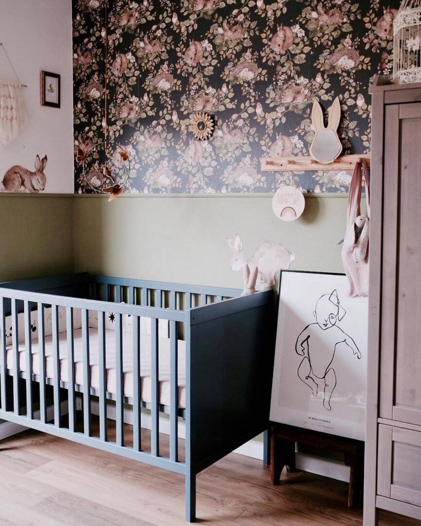 Tapeta leśne zwierzęta Little Sleepy Animals Dekornik DEKO.TAP.021