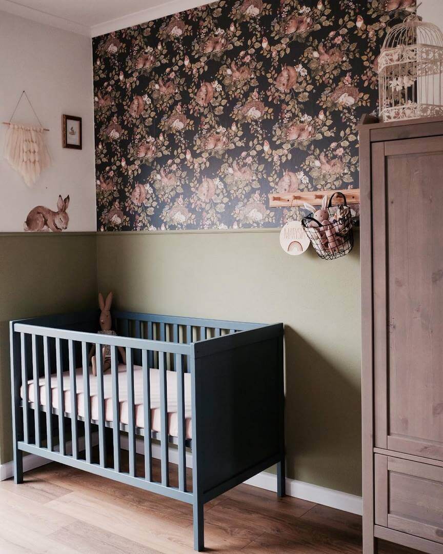 Tapeta leśne zwierzęta Little Sleepy Animals Dekornik DEKO.TAP.021