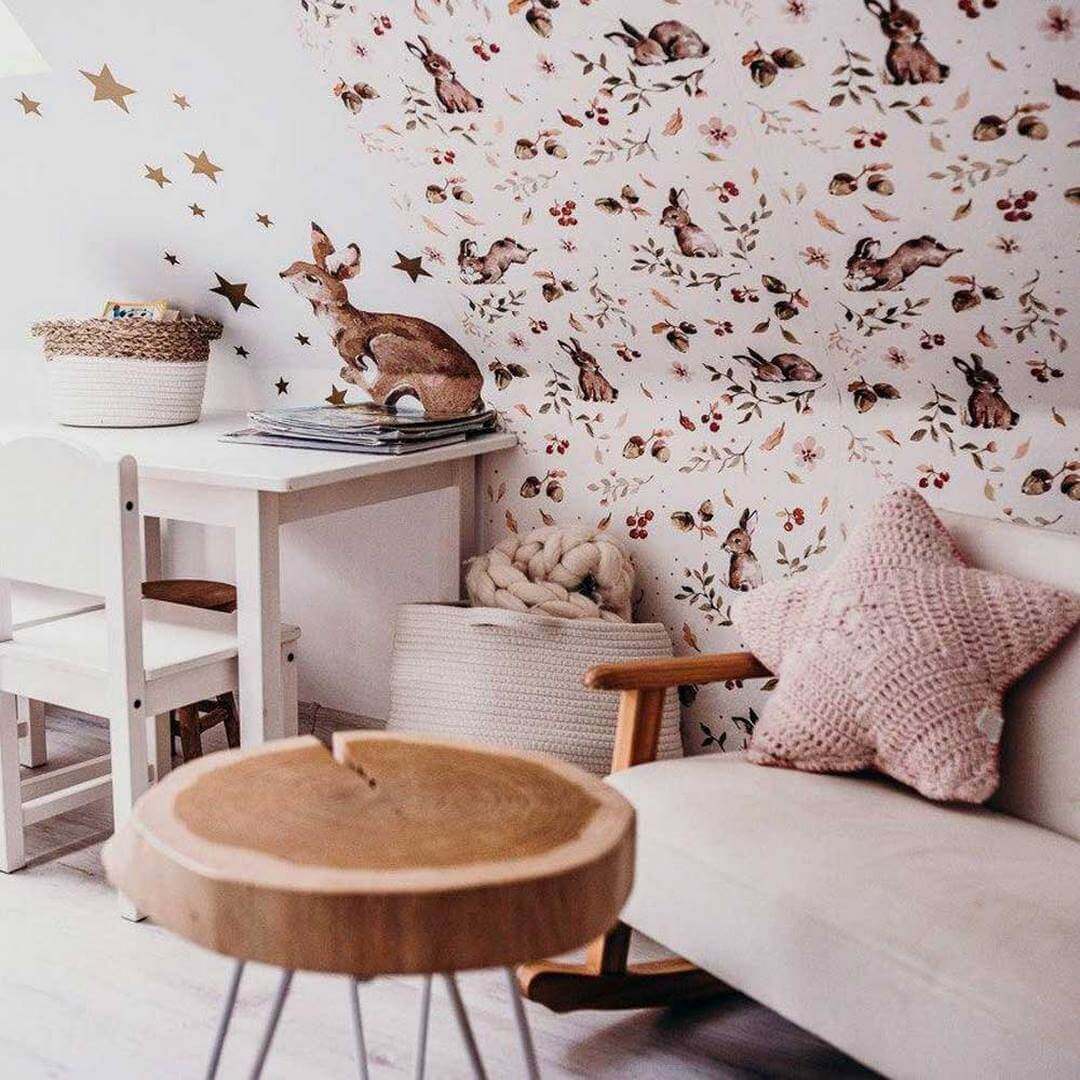 Tapeta króliczki Happy Rabbits Dekornik DEKO.TAP.022