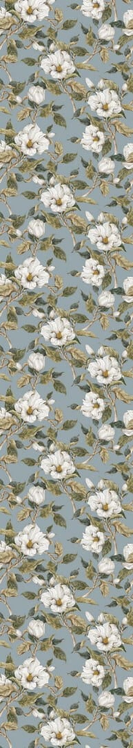 Tapeta Magnolie na niebieskim tle Dekornik DEKO.TAP.055