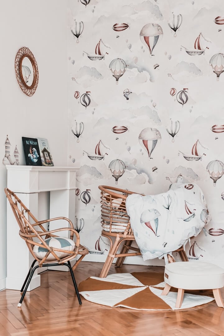 Tapeta balony, sterowce, latawce i statki Balloons Adventure Dekornik DEKO.TAP.058