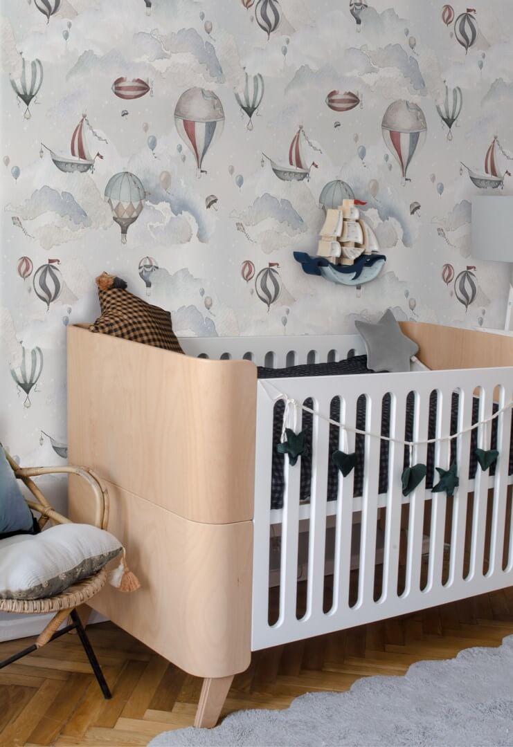 Tapeta balony, sterowce, latawce i statki Balloons Adventure Dekornik DEKO.TAP.058