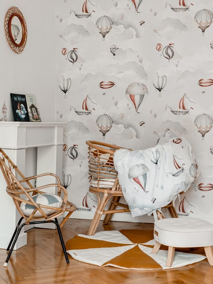 Tapeta balony, sterowce, latawce i statki Balloons Adventure Dekornik DEKO.TAP.058