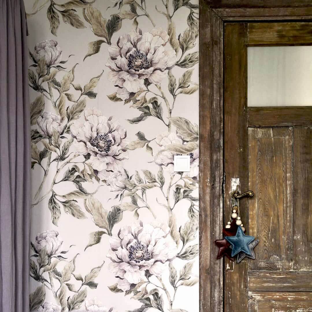 Tapeta kwiaty Peonie Dekornik DEKO.TAP.060