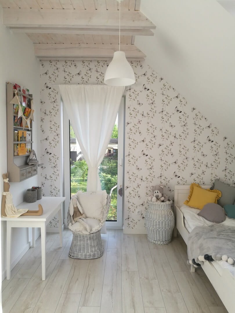 Tapeta botaniczna z motylami Butterflies Having Fun Dekornik DEKO.TAP.063