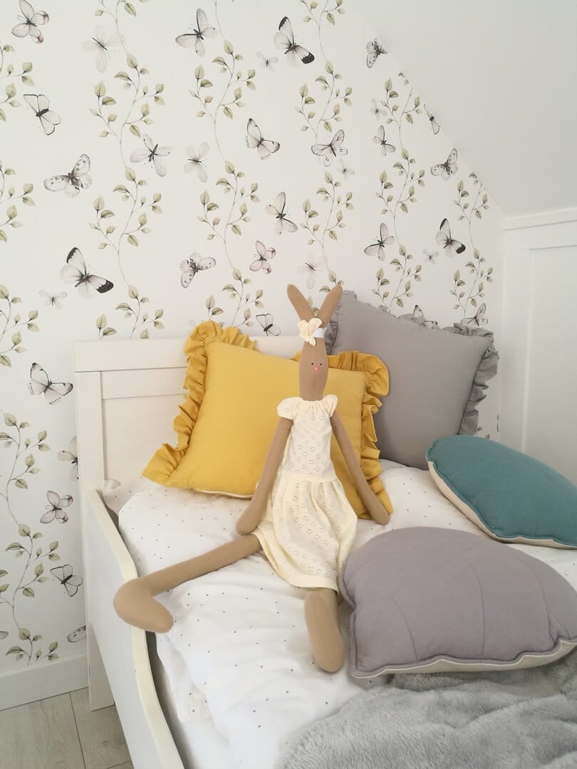 Tapeta botaniczna z motylami Butterflies Having Fun Dekornik DEKO.TAP.063