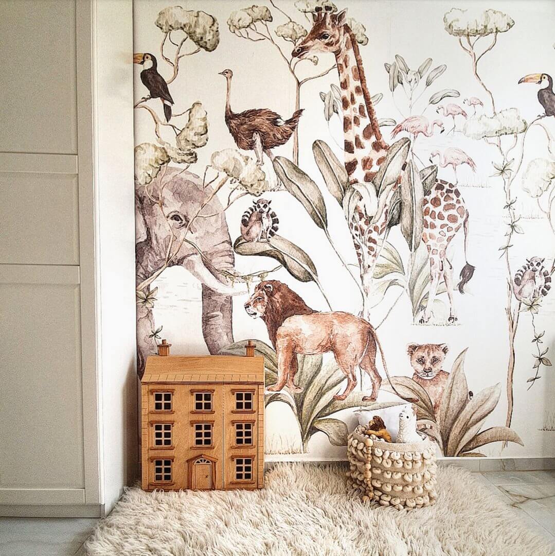 Mural dżungla Savanna Adventure Dekornik DEKO.TAP.083 SET-250