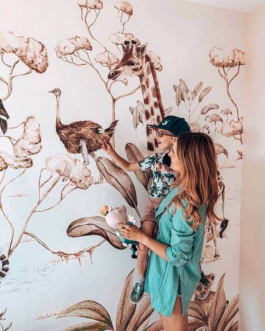 Mural dżungla Savanna Adventure Dekornik DEKO.TAP.083 SET-300