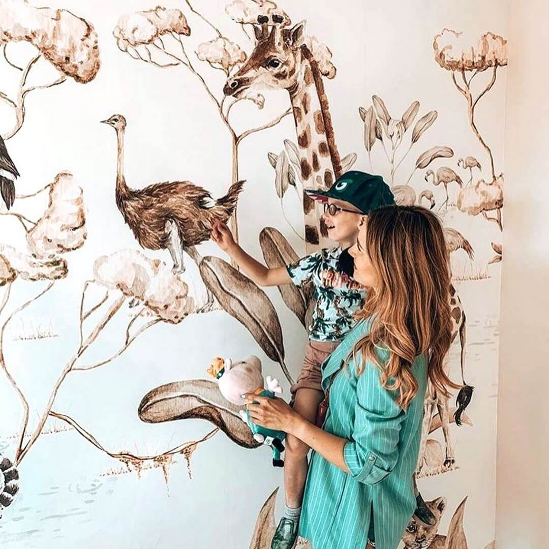 Mural dżungla Savanna Adventure Dekornik DEKO.TAP.083 SET-400