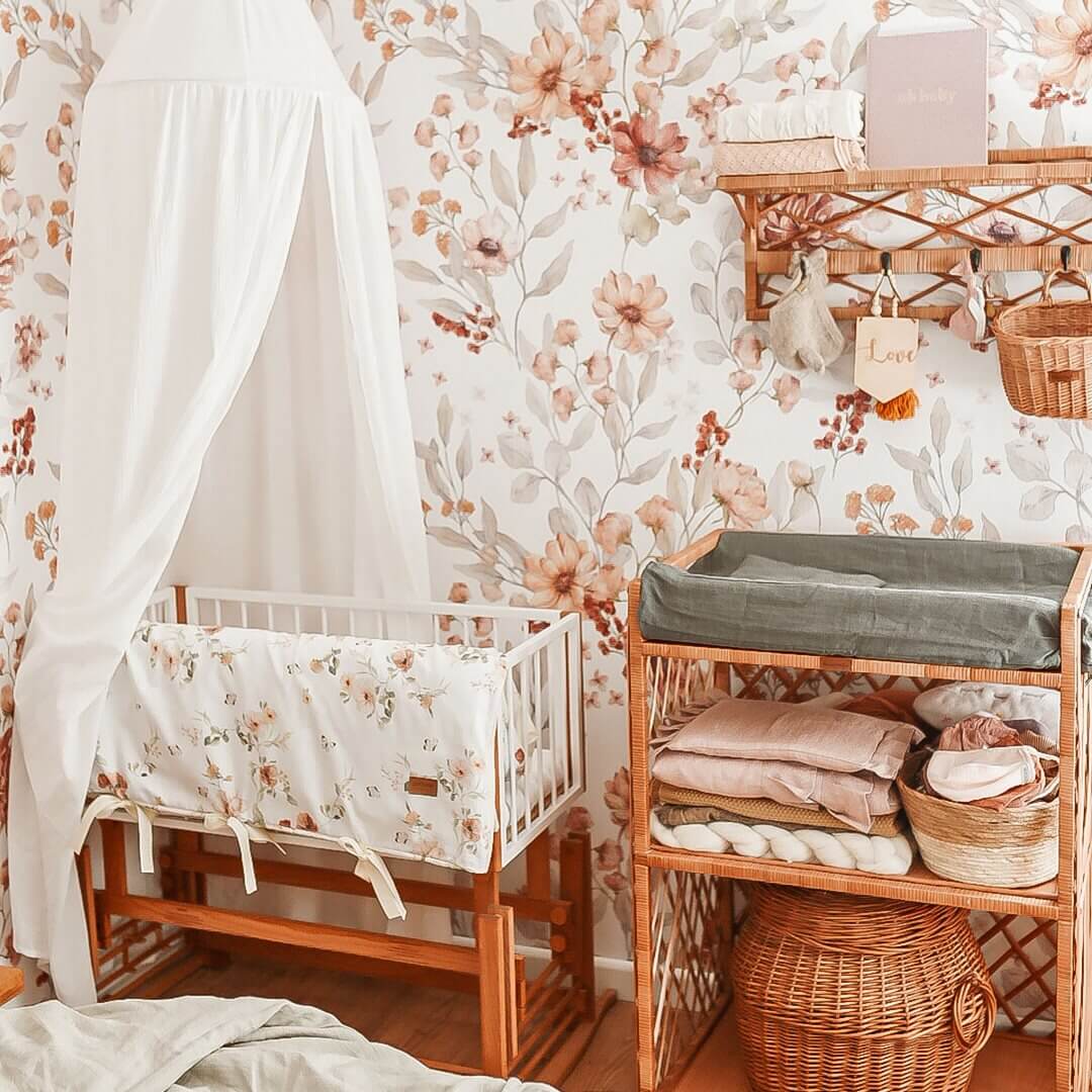 Tapeta Jesienna Łąka White Dekornik DEKO.TAP.115