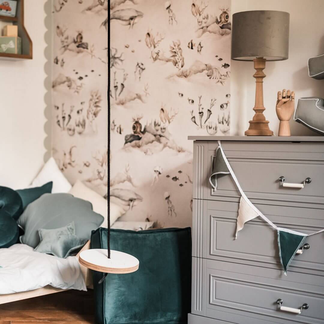 Tapeta podwodny świat gray Dekornik DEKO.TAP.132