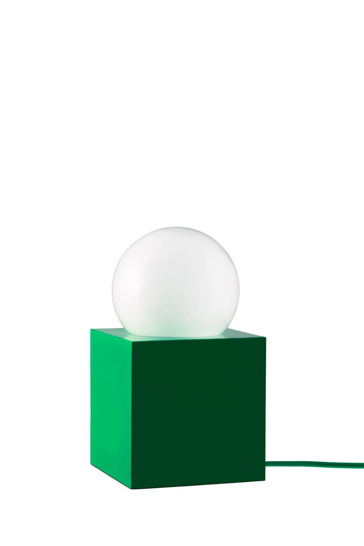 Lampa stołowa z wejściem USB 216703 Bob 14 Green Globen
