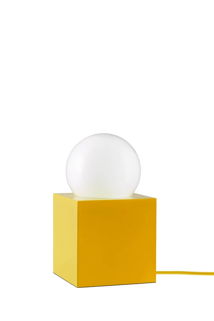 Lampa stołowa z wejściem USB 216707 Bob 14 Yellow Globen