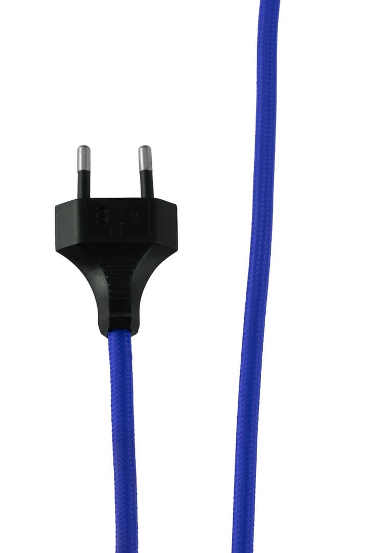 Lampa stołowa z wejściem USB 216709 Bob 14 Blue Globen