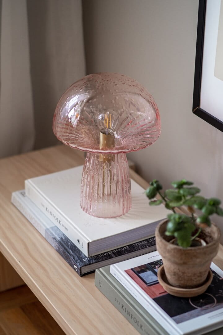 Lampa stołowa jak grzybek 621404 Fungo 22 Special Edition Pink Globen