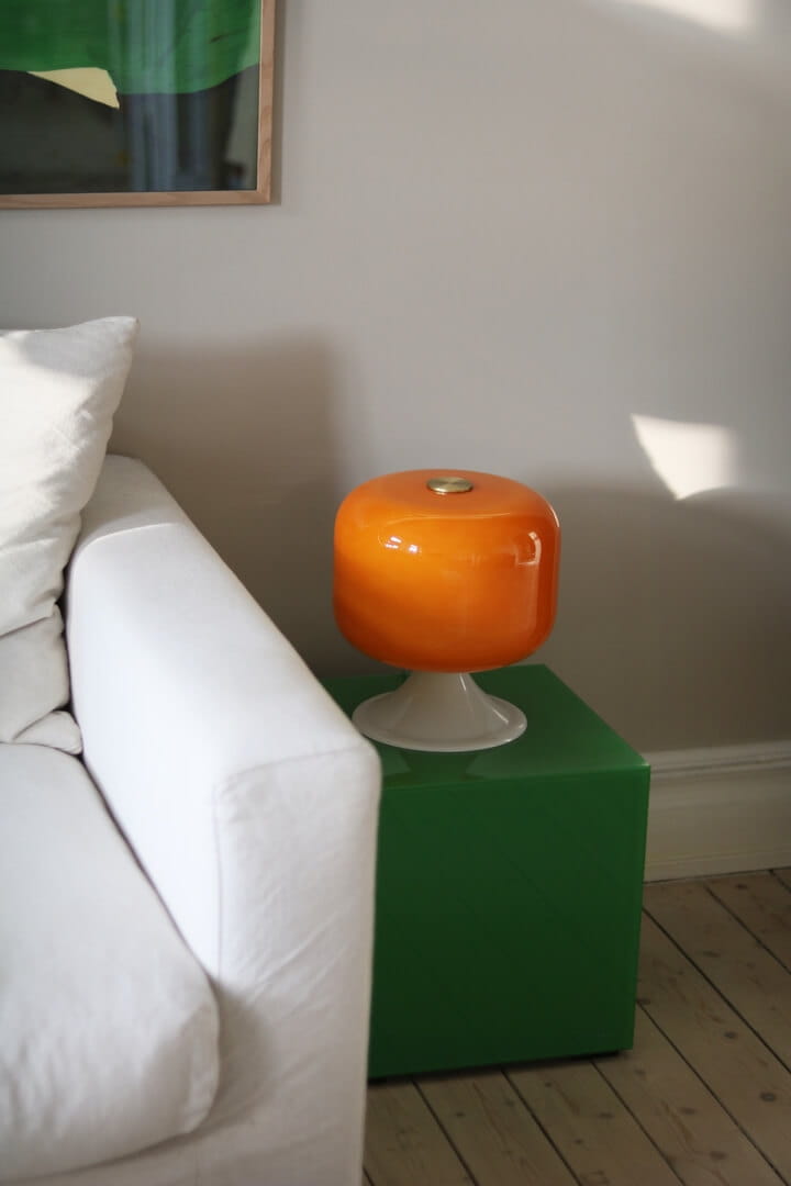 Lampa stołowa retro 624501 Bullen 25 Orange Globen