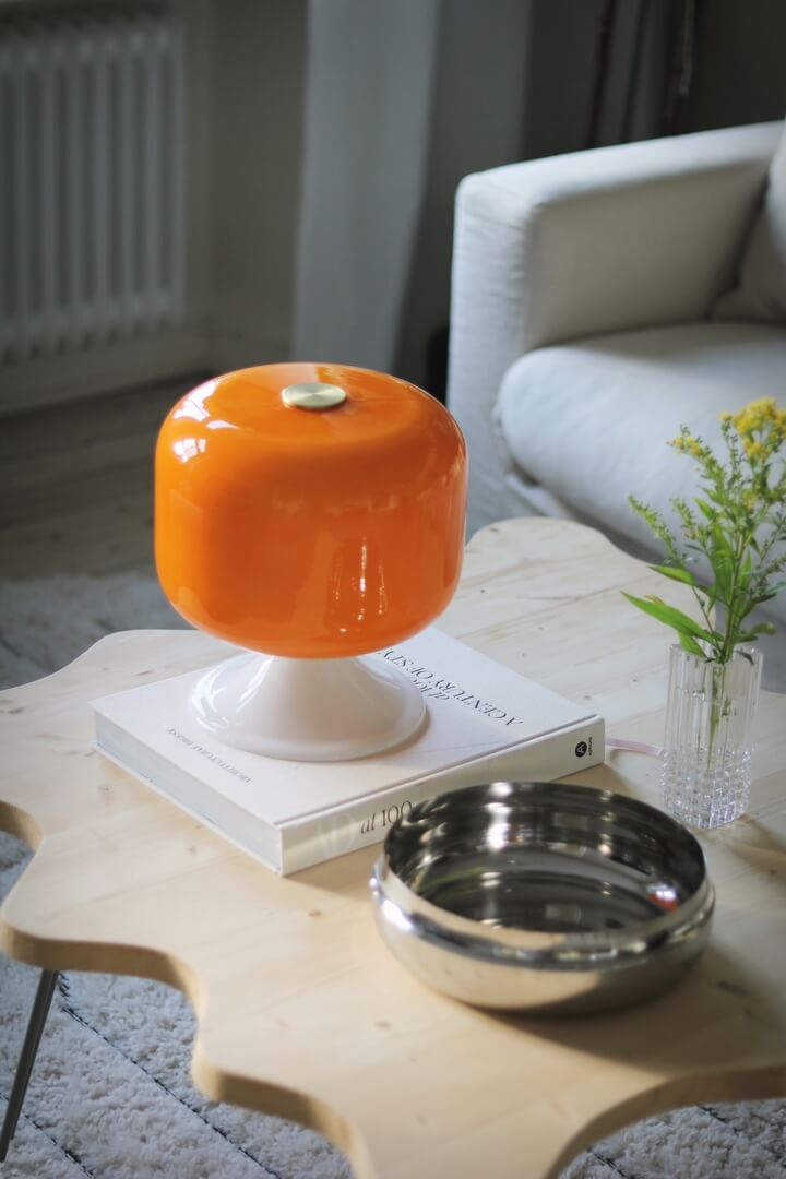 Lampa stołowa retro 624501 Bullen 25 Orange Globen