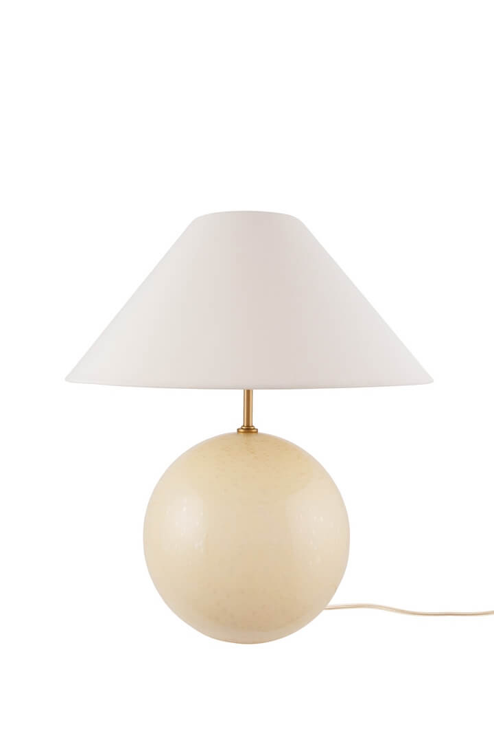 Lampa stołowa klasyczna 624602 Iris 35 Cream Globen