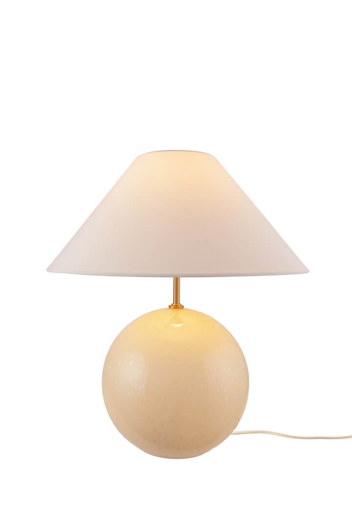 Lampa stołowa klasyczna 624602 Iris 35 Cream Globen