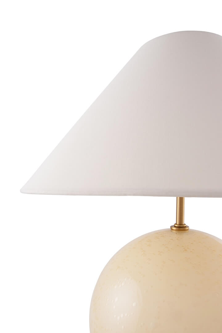 Lampa stołowa klasyczna 624602 Iris 35 Cream Globen