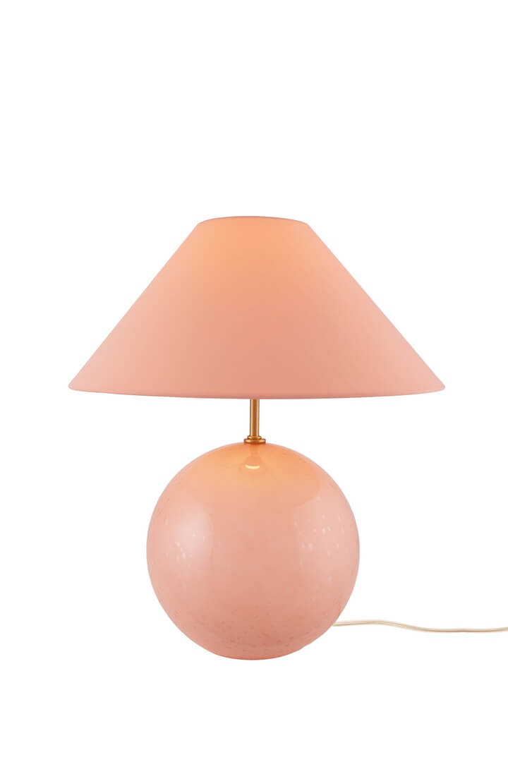 Lampa stołowa klasyczna 624616 Iris 35 Blush Globen