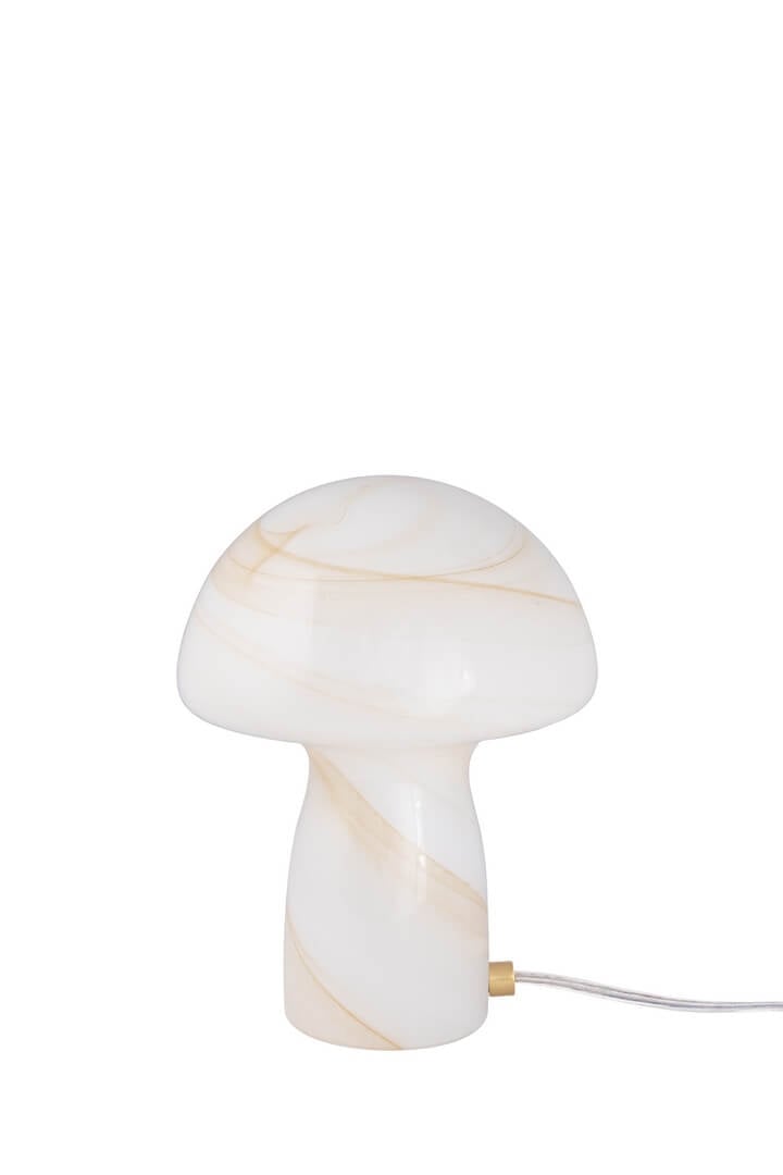 Lampa stołowa jak grzybek 611402 Fungo Swirl 16 Beige Globen