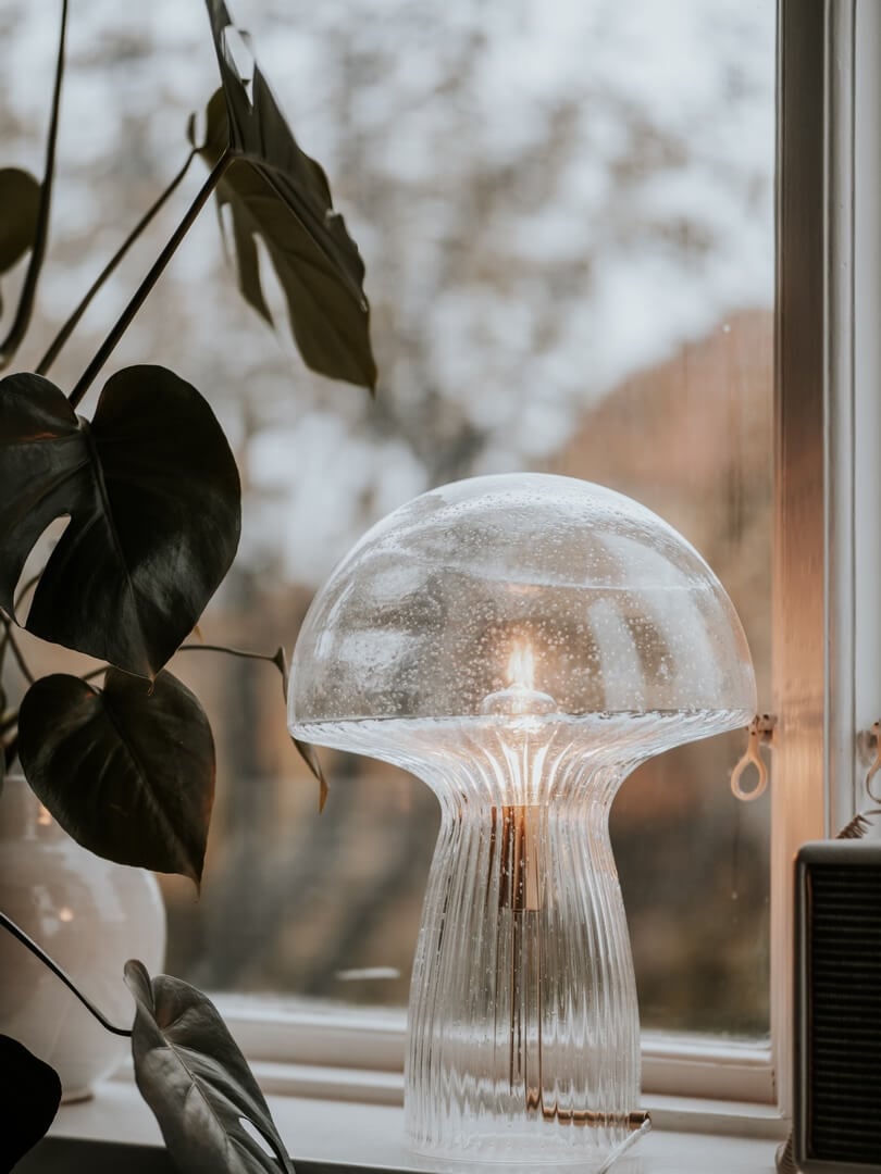 Lampa stołowa jak grzybek 621255 Fungo 30 Special Edition Clear Globen
