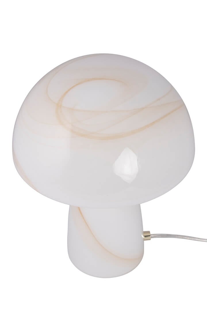 Lampa stołowa jak grzybek 621402 Fungo Swirl 22 Beige Globen