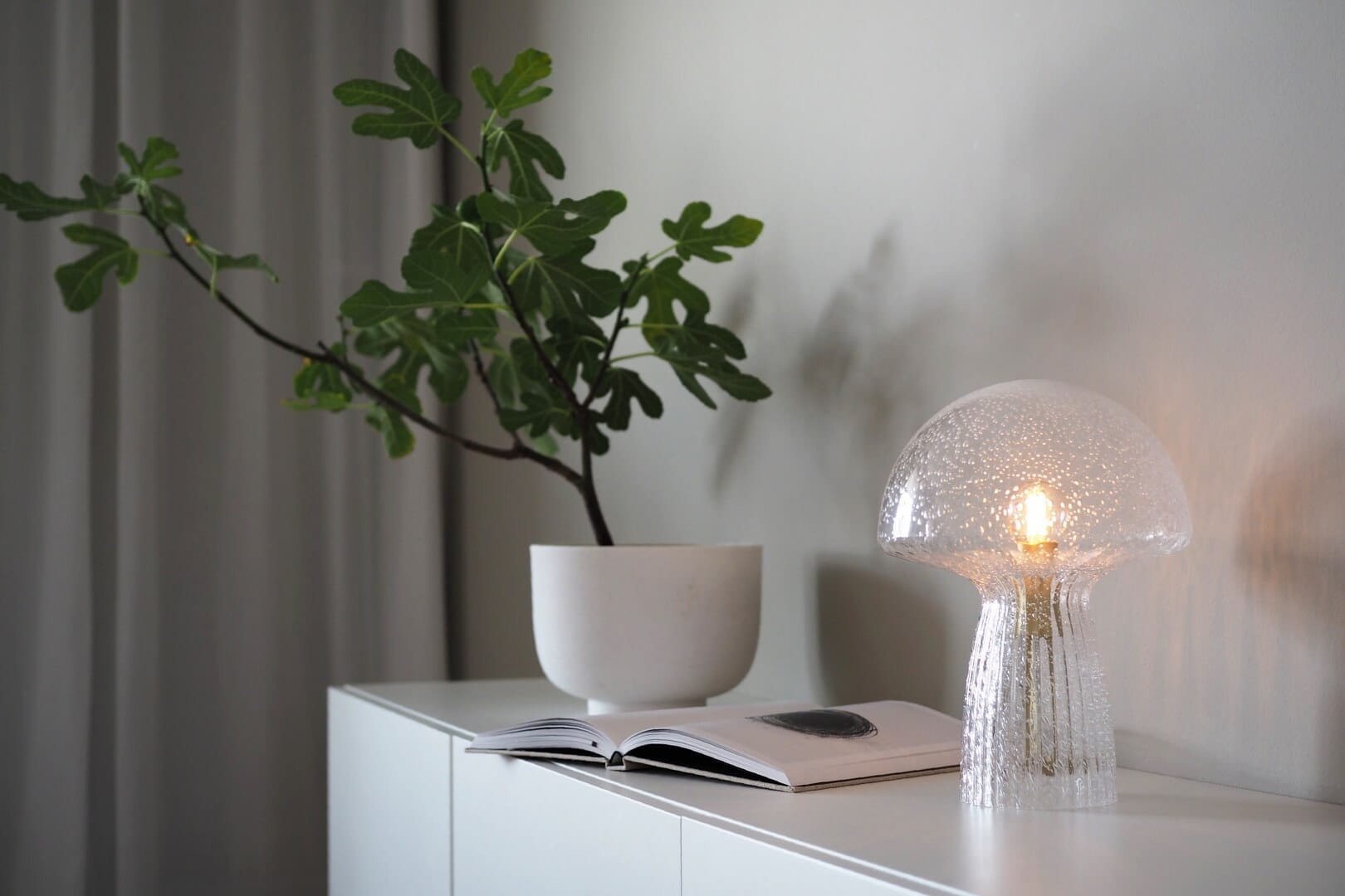 Lampa stołowa jak grzybek 621455 Fungo 22 Special Edition Clear Globen