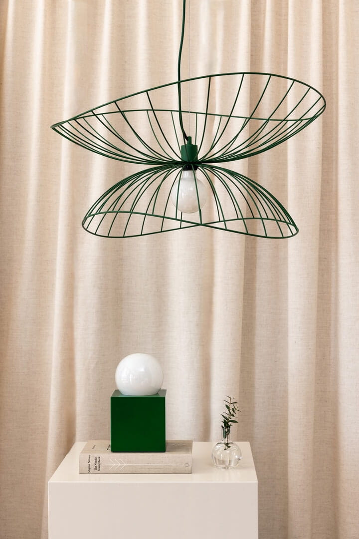 Lampa wisząca minimalistyczna 258003 Ray 70 Green Globen