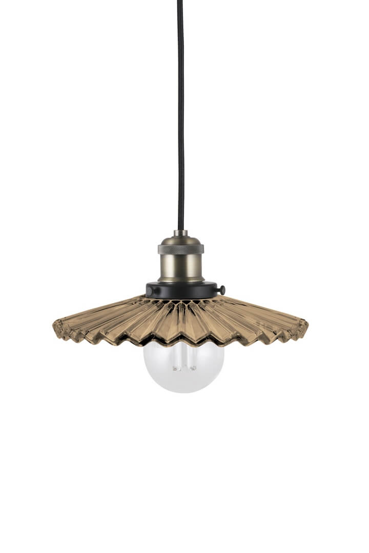 Lampa wisząca vintage 641306 Cobbler 25 Brown Globen