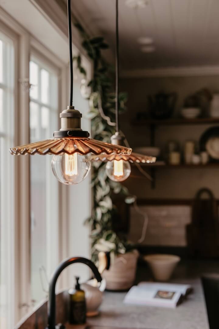 Lampa wisząca vintage 641306 Cobbler 25 Brown Globen
