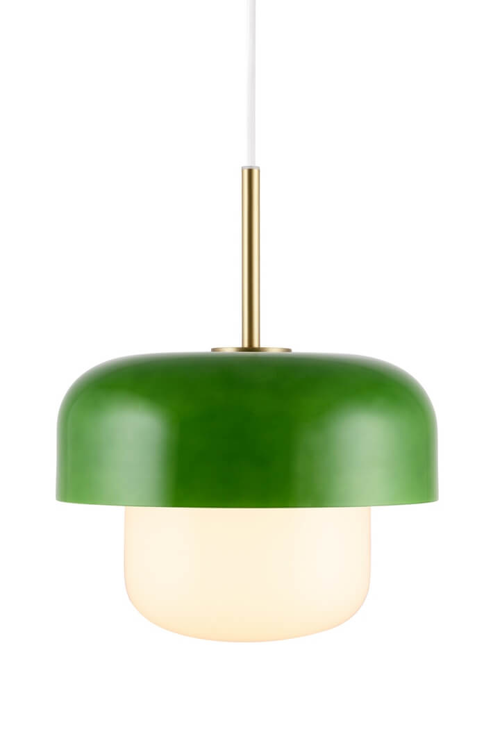 Lampa wisząca retro 654503 Stina 25 Green Globen