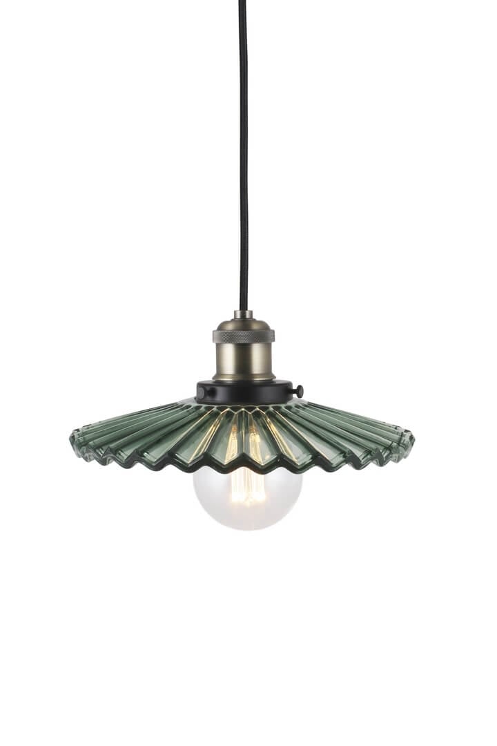 Lampa wisząca vintage 641303 Cobbler 25 Green Globen