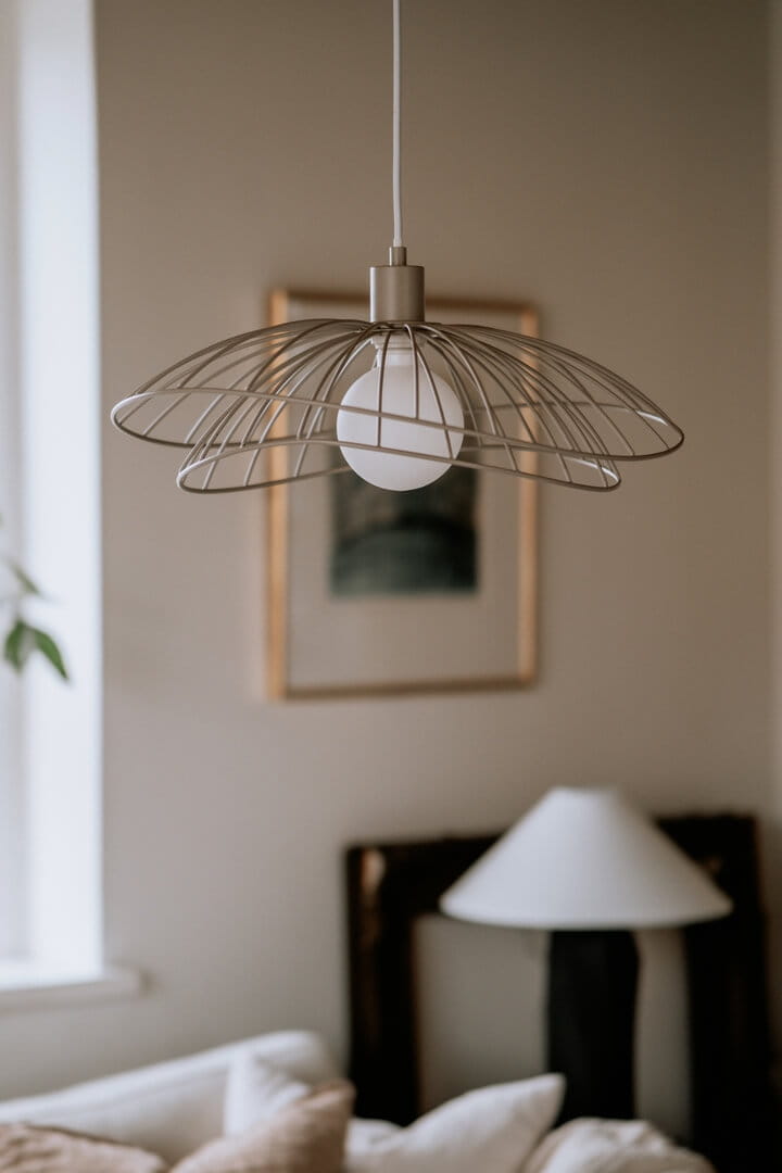Lampa wisząca minimalistyczna 258002 Ray 70 Mud Globen