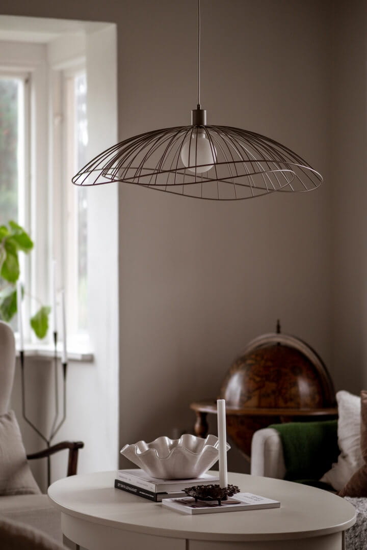 Lampa wisząca minimalistyczna 258002 Ray 70 Mud Globen