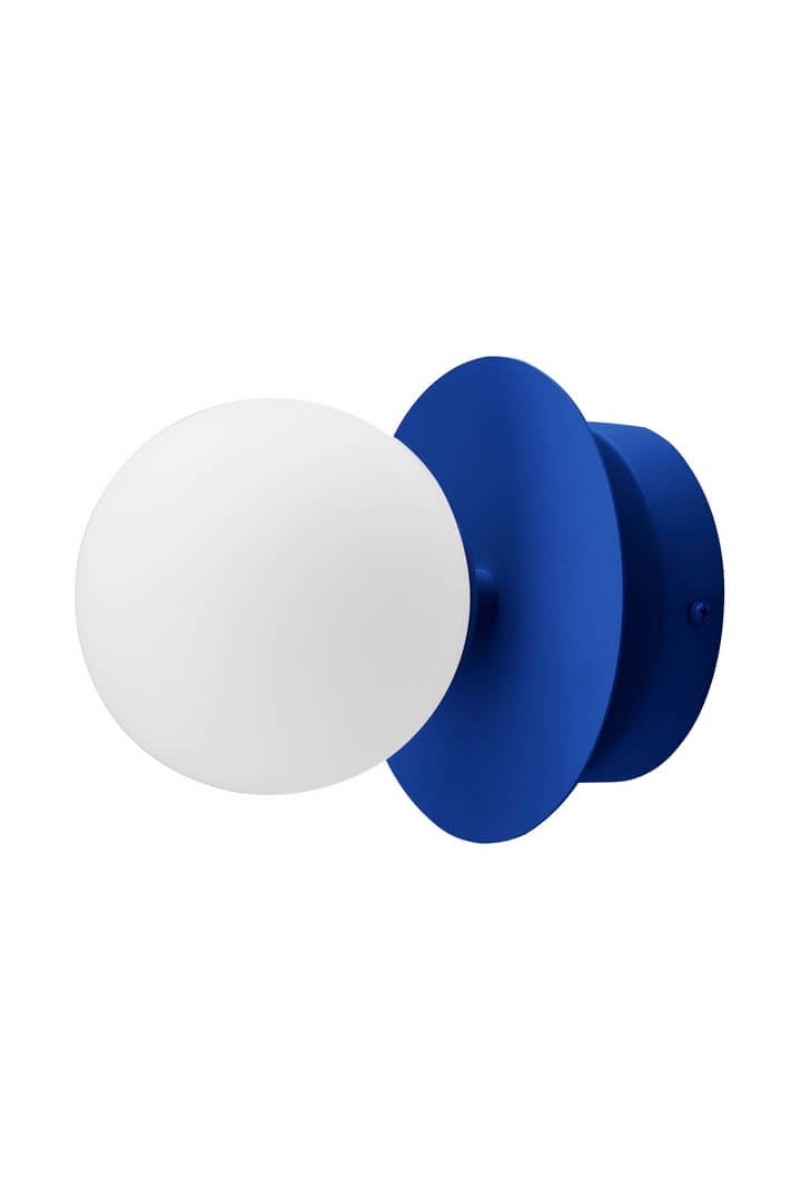 Kinkiet/Lampa sufitowa do łazienki 694109 Art Deco Blue/White Globen IP44