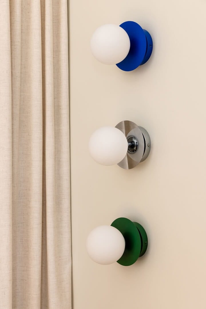 Kinkiet/Lampa sufitowa do łazienki 694109 Art Deco Blue/White Globen IP44