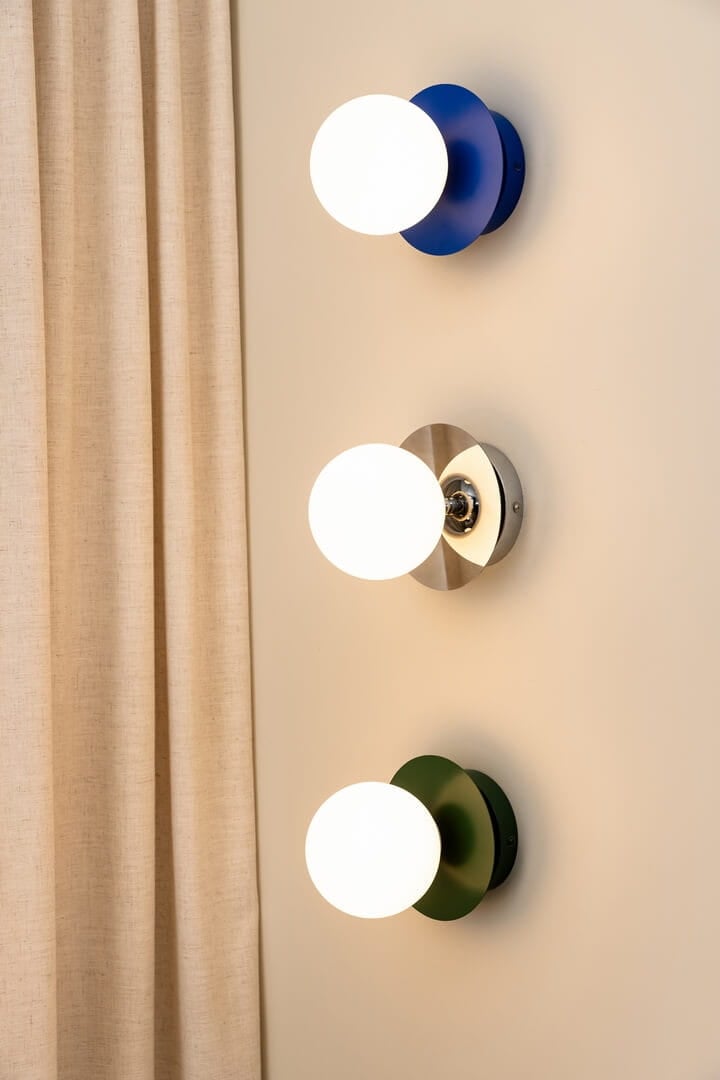 Kinkiet/Lampa sufitowa do łazienki 694109 Art Deco Blue/White Globen IP44