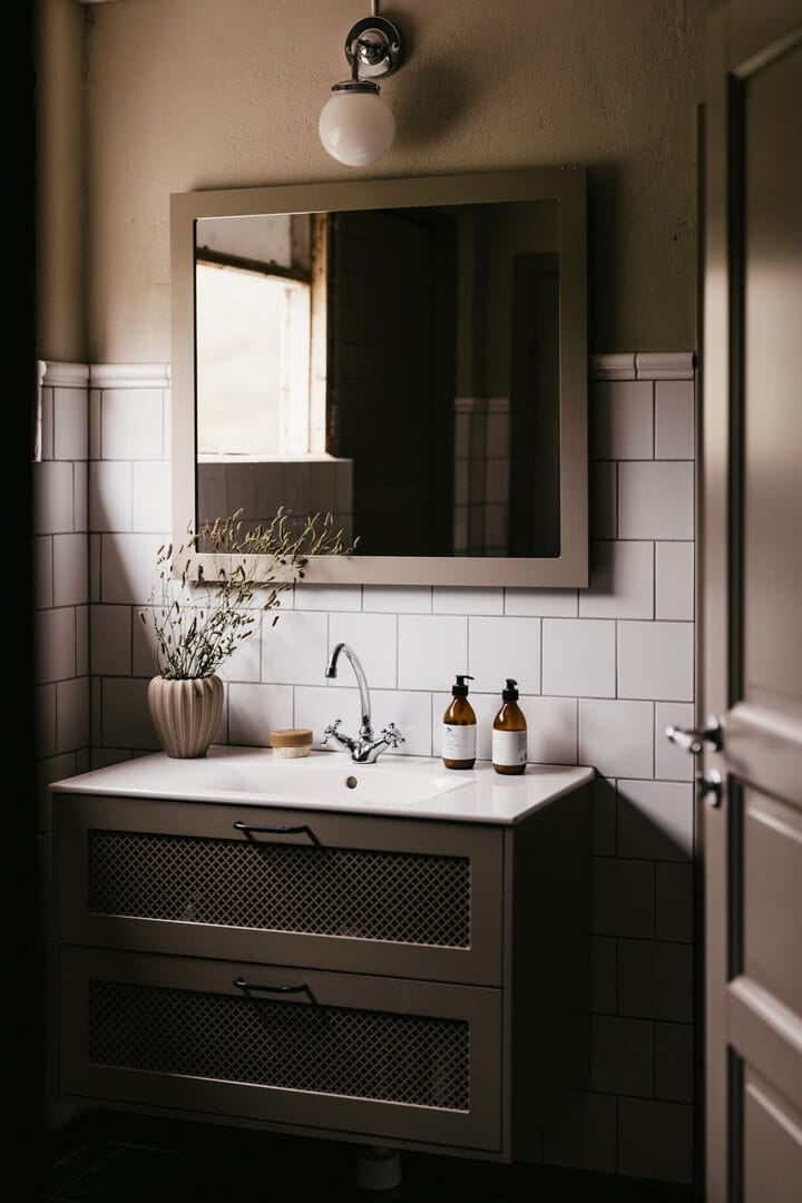 Kinkiet vintage do łazienki 990552 Alley Chrome/White Globen IP44