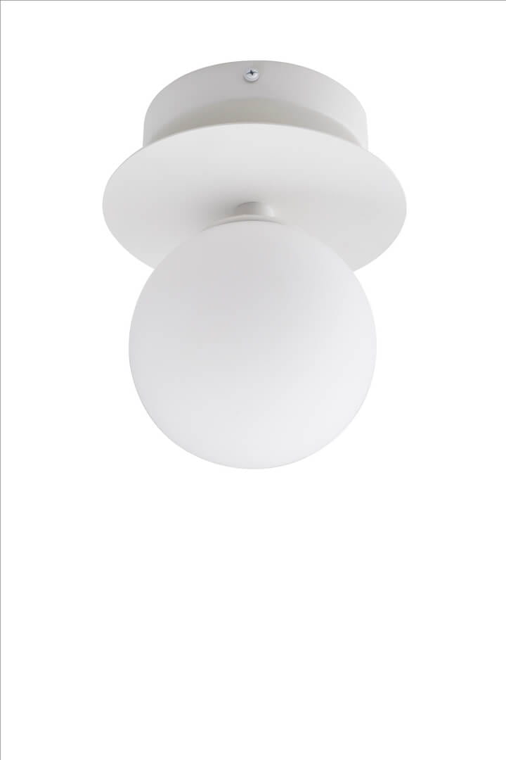 Kinkiet/Lampa sufitowa do łazienki 694118 Art Deco White Globen IP44