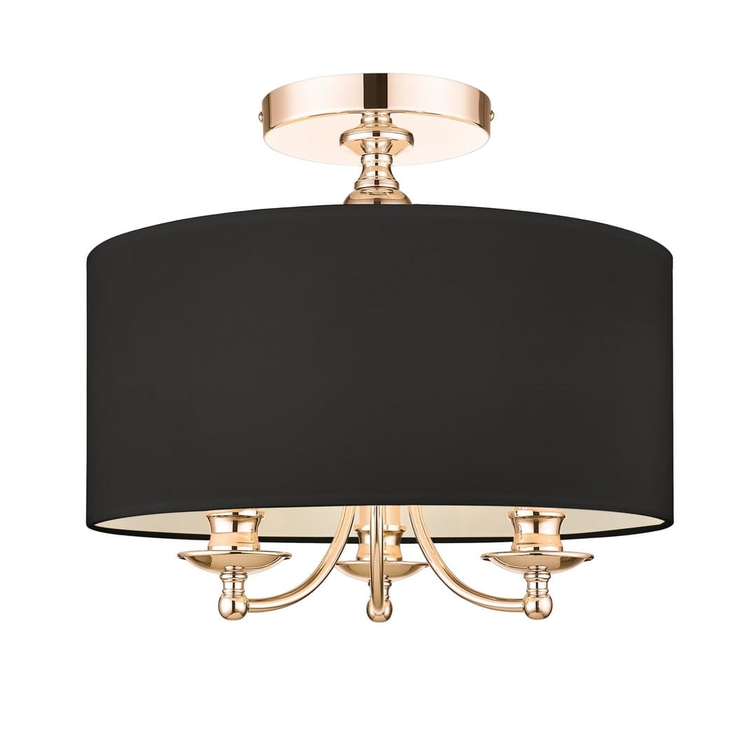 Plafon w stylu Hampton C03480AU-BK ABU DHABI Cosmo Light
