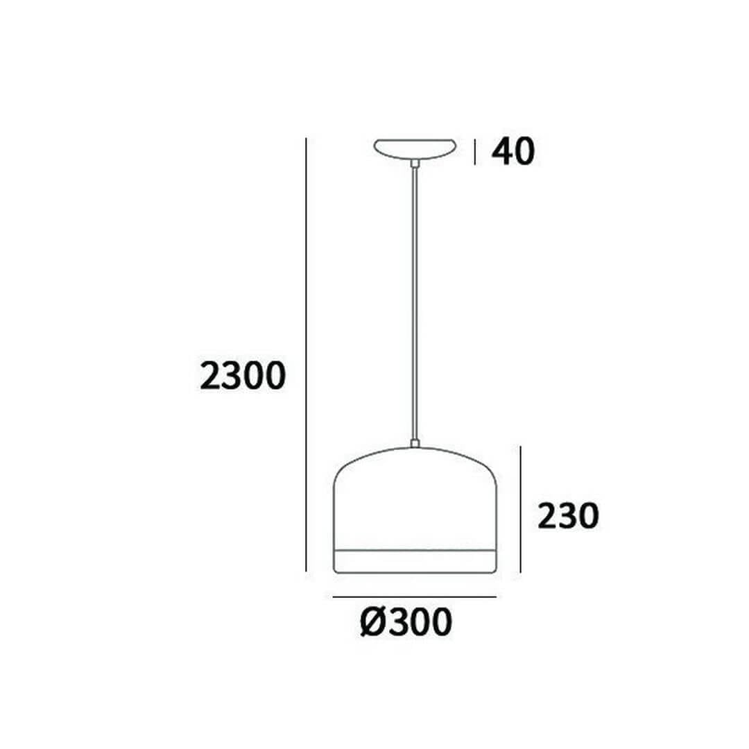 Lampa wisząca nowoczesna P01086WH TRONDHEIM Cosmo Light