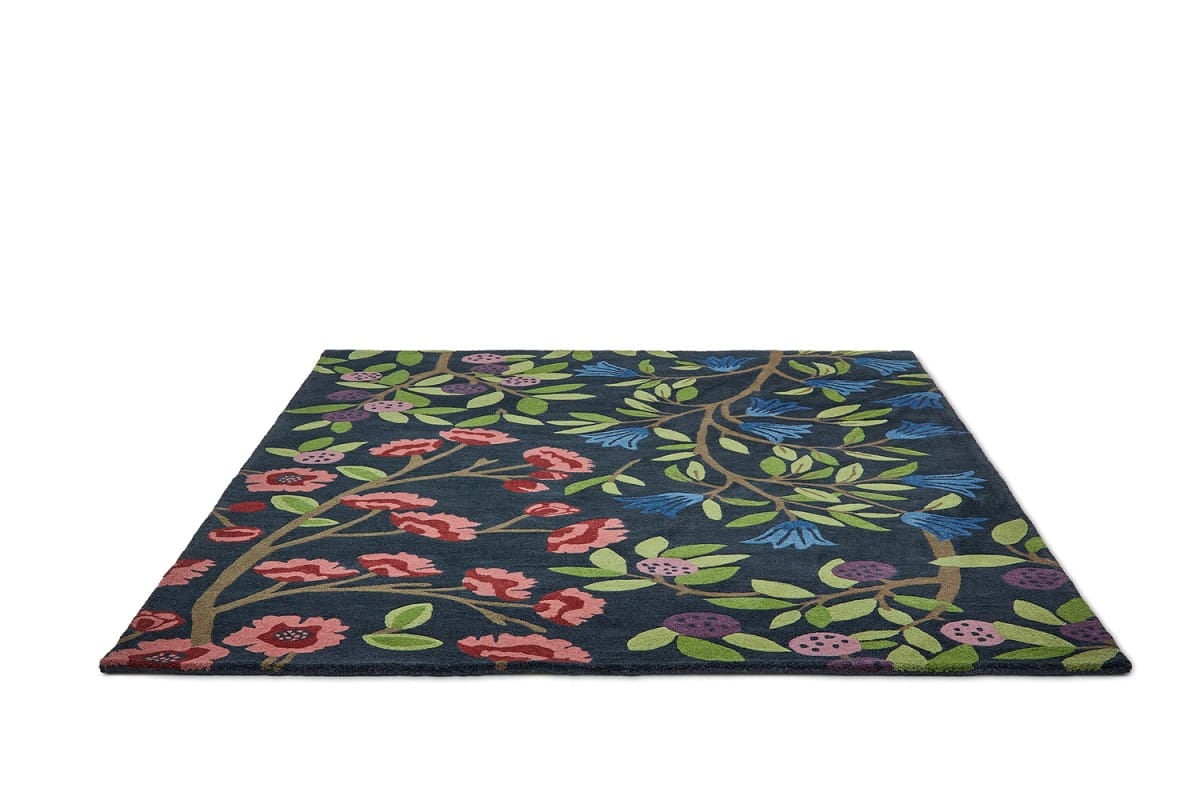 Dywan roślinny FORAGING INDIGO 146618 Sanderson